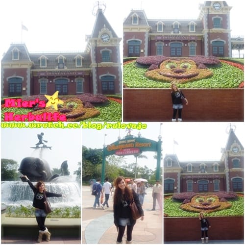 HK香港 到了香港迪士尼,看了遊行和煙火