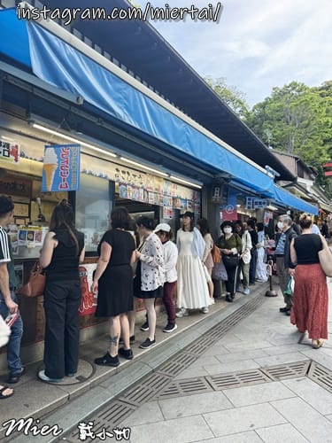 日本 東京Tokyo 人手一片 比臉還大的江之島名產現烤